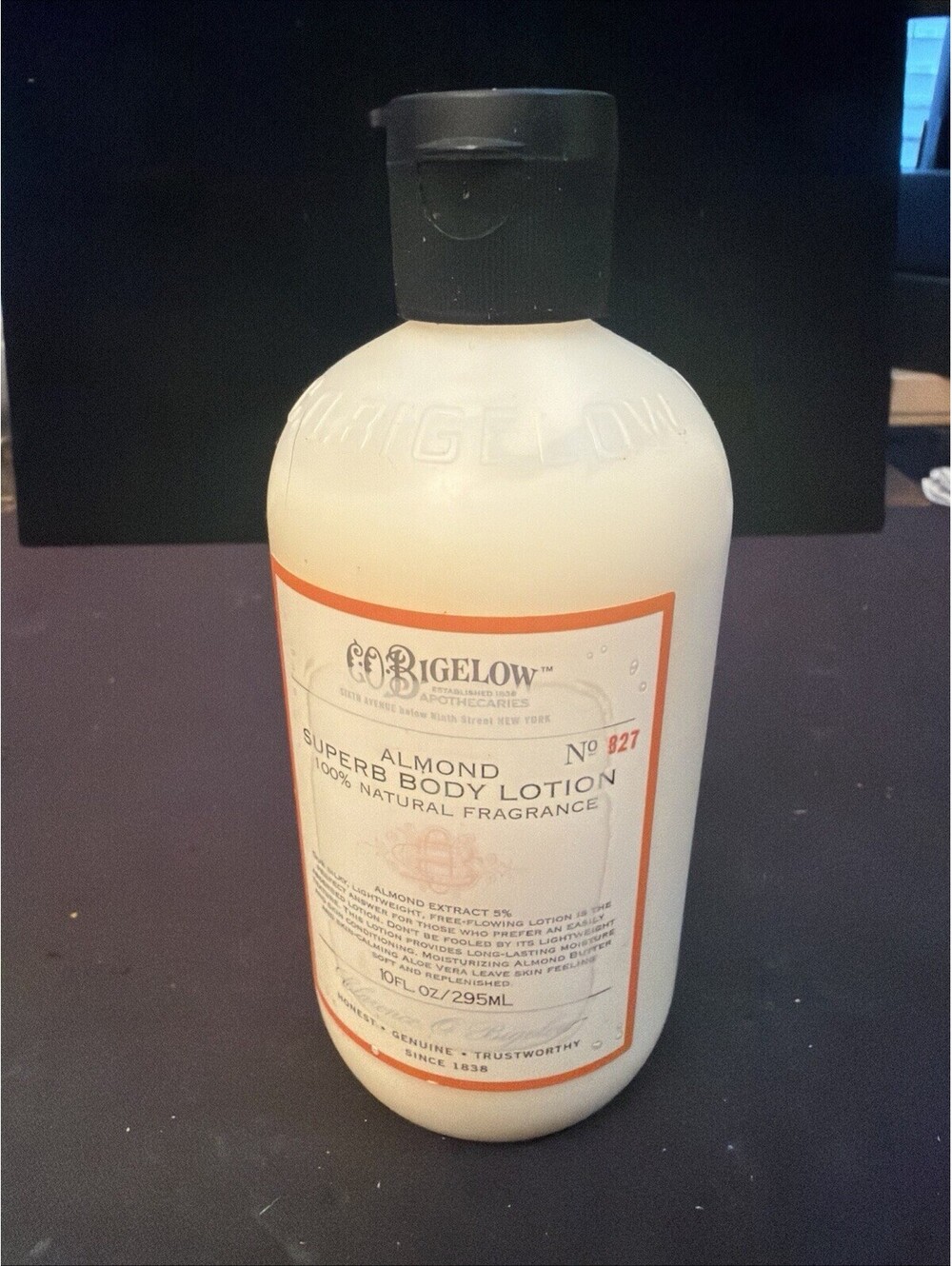 Vintage Bath & Body Works C.O. Bigelow Body Lotion Almond No. 827